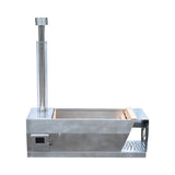 SaunasEnvy EmberFlow Hot Tub – Stainless Steel & Cedar Spa