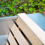 SaunasEnvy EmberFlow Hot Tub – Stainless Steel & Cedar Spa
