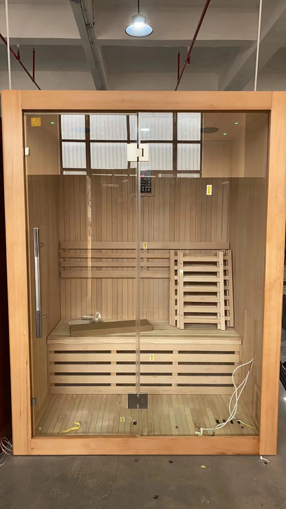 SaunasEnvy 2 Person Traditional Steam Sauna Modern Relax 1
