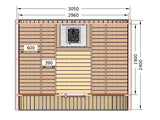 SAUNAONES® Elegant Serenity Sauna 4